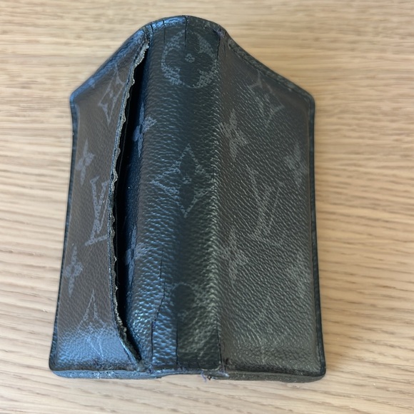 Men’s Louis Vuitton Wallet Pocket Organizer Grey Monogram Eclipse Canvas - Picture 5 of 6